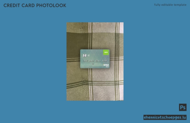 Lettland SEB Bank Visa Debitkarte Fotoansicht Beispielvorschau